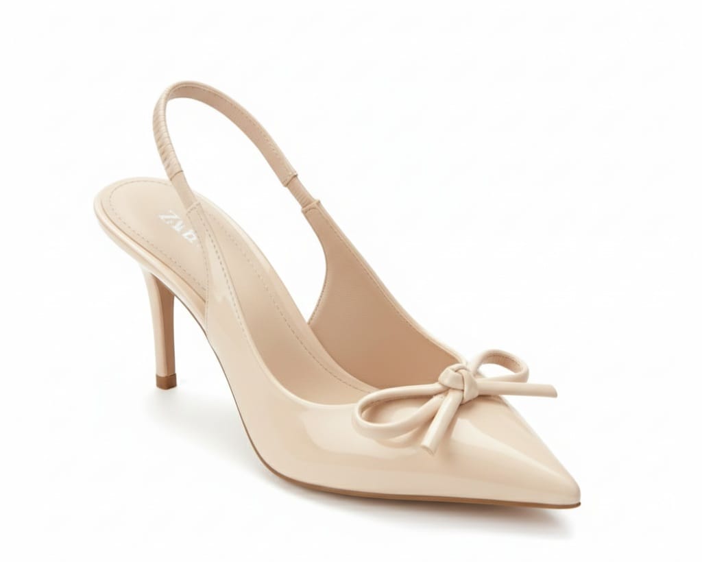 Zara Cream Heel