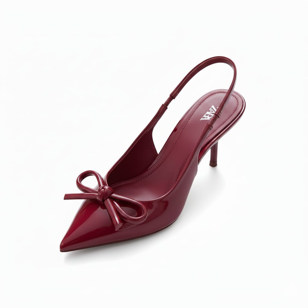Zara Cherry-Red Heel