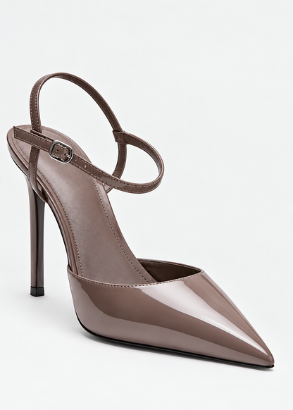 Chocolate Brown Mango Heels