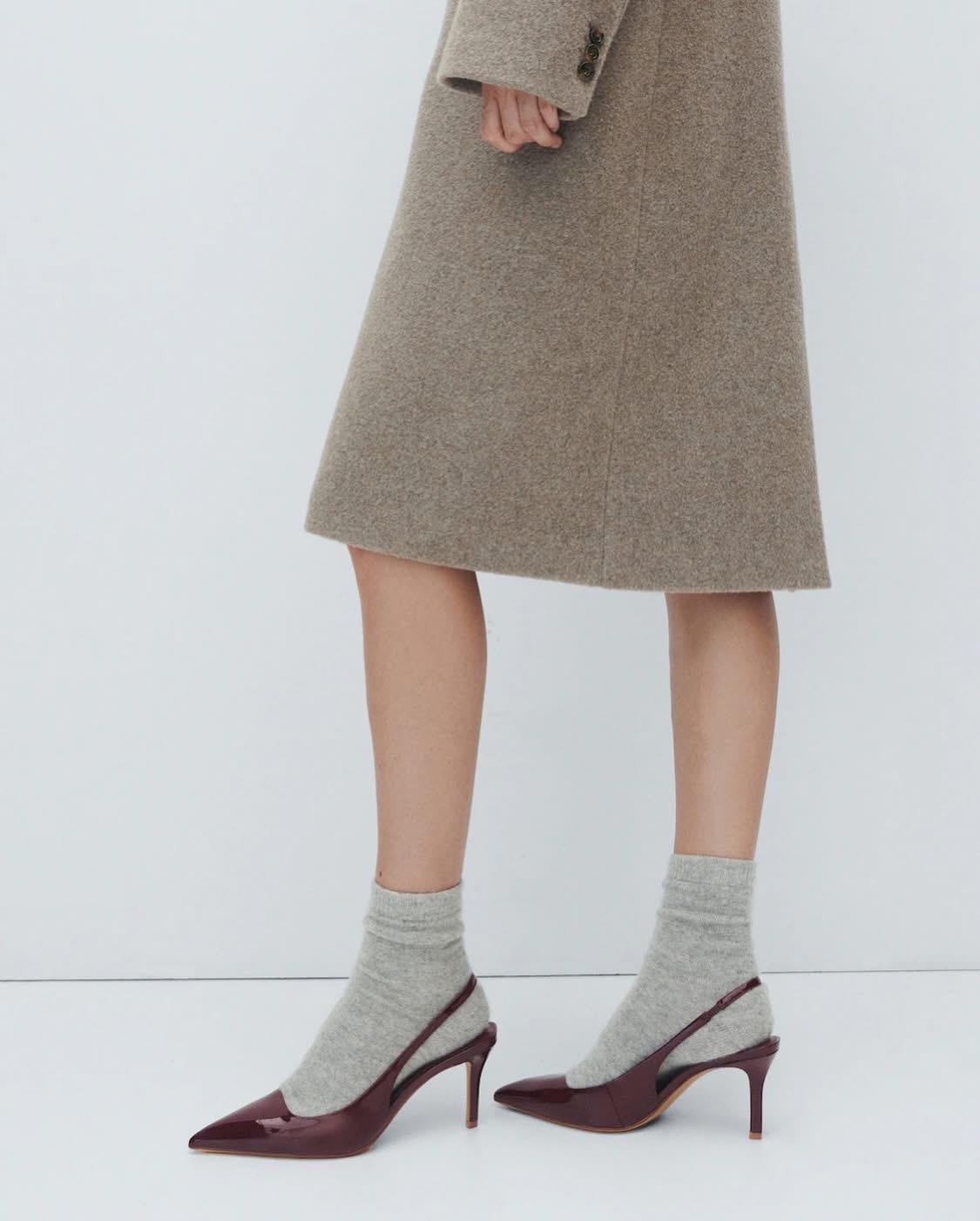 Mango Heel - Burgundy